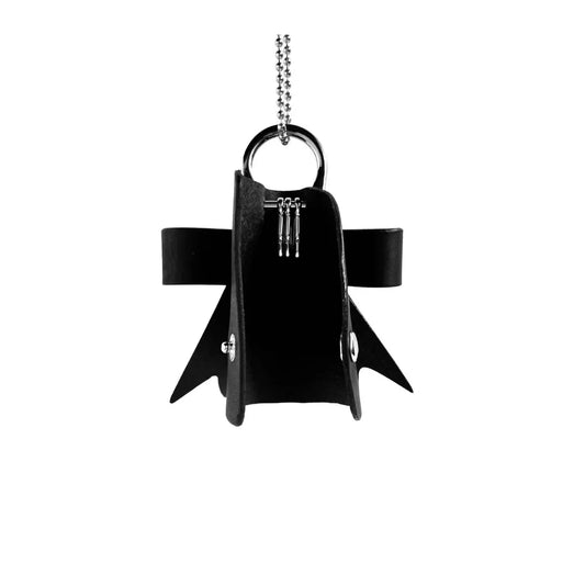 Black bow keycase