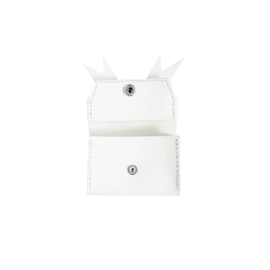 White bow minimalwallet
