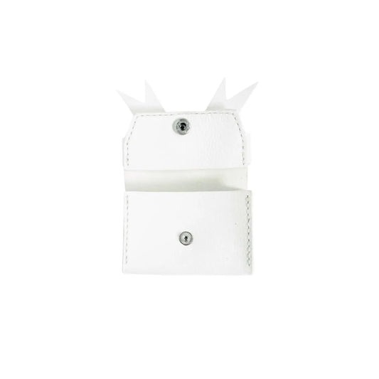 White bow minimalwallet